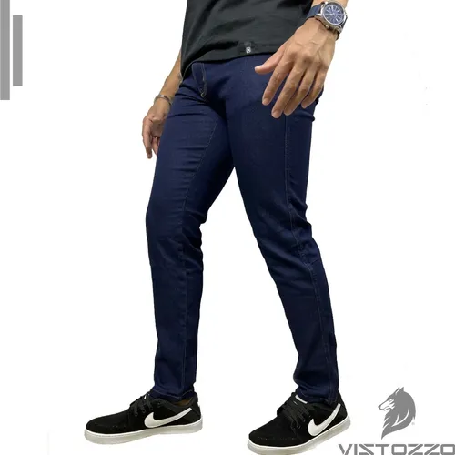 Calça jeans masculina sales tradicional com elastano