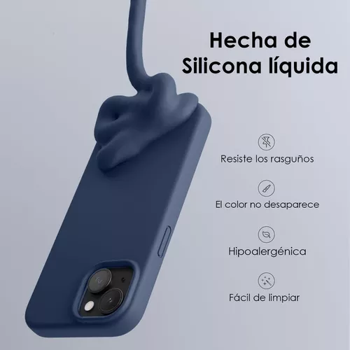 Funda Para iPhone 15 Pro Max Plus Silicona Liquida