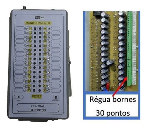 25 Campainha C/cabo 3 M/central C/fio/asilo/hospital/clinica