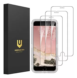 Unbreakcable 3-pack iPhone 8 Screen Protector, iPhone 7