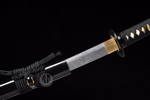 Imagem 8 de 10 de Katana Original Forjada Aço Dobrado Espada Samurai Afiada