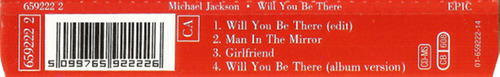 Cd Will You Be There (michael Jackson) Estándar
