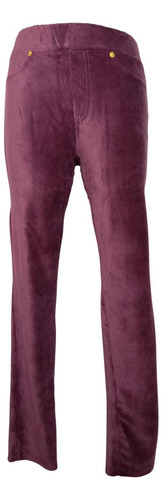 Pantalón Corduroy Michael Kors Stretch Para Mujer - Purpura