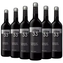 Comprar Vino Latitud 33 Cabernet Sauvignon 750ml Tinto Caja X6 Pack 