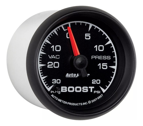 Medidor De Presion Turbo Boost 20 Psi Auto Meter Original Negro