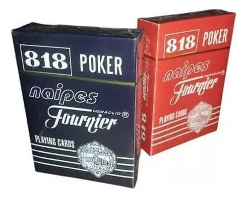 Juego Cartas Barajas Poker Naipes Fournier 818