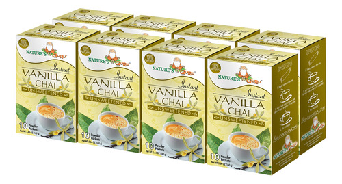 Nature's Guru Mezcla Instantanea De Te Chai De Vainilla Sin 