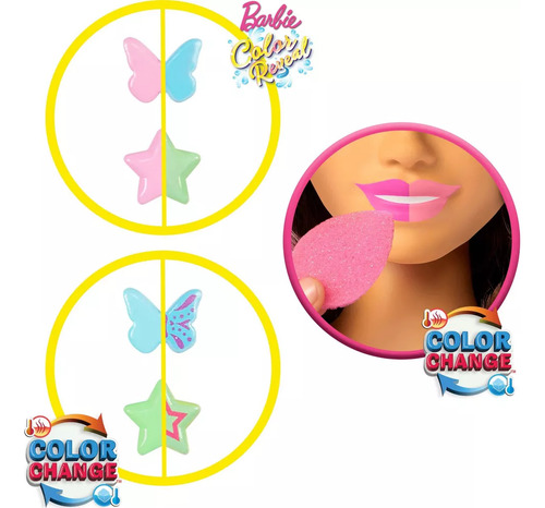 Barbie Styling Head 20 Accesorios Cabeza Para Peinar Castaña