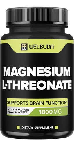 Treonato De Magnesio L-threonate Magtein Vitamina Cerebral 