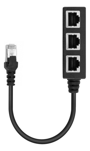 Rj45 1 Macho A 3 Hembra O Tres Hembra Divisor Ethernet