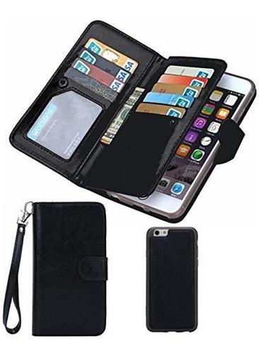 Funda De Cuero Para iPhone 7 (iPhone 7, Negro)