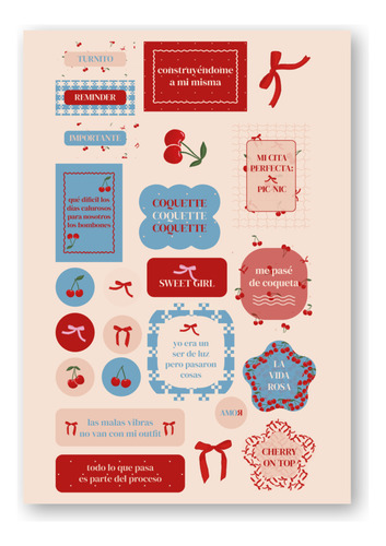 Stickers Paprika- Coquette