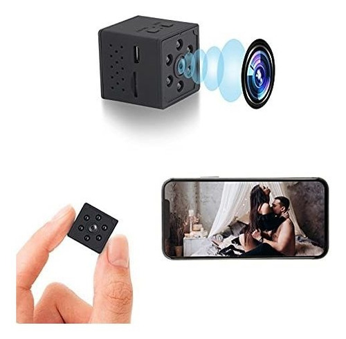 Espia Mini Wifi Oculta Audio Pequeña Niñera Cam 1080p Para