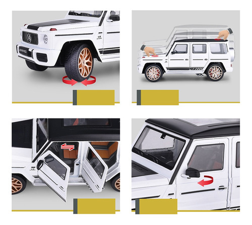 Mercedes Benz Amg G63 G-class Miniatura Metal Coche 1/18
