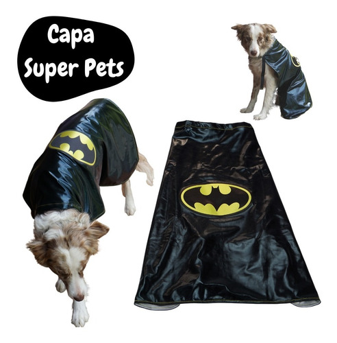 Capa Disfraz Perro O Gato Super Héroes Súper Pets Talla 2