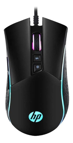 Hp M220 Mouse Gamer Usb 4800dpi Led Rgb 7 Botones