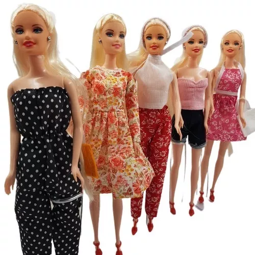 kit 20 roupas roupinhas look conjuntos para boneca barbie, Magalu Empresas