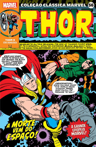 Coleção Clássica Marvel Vol. 56 - Thor 09, De Jack Kirby. Editora Panini, Capa Mole Em Português