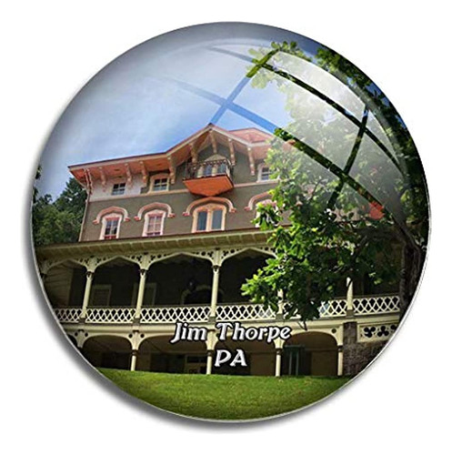 Imán Para Nevera Jim Thorpe Asa Packer Mansion Pennsylvania