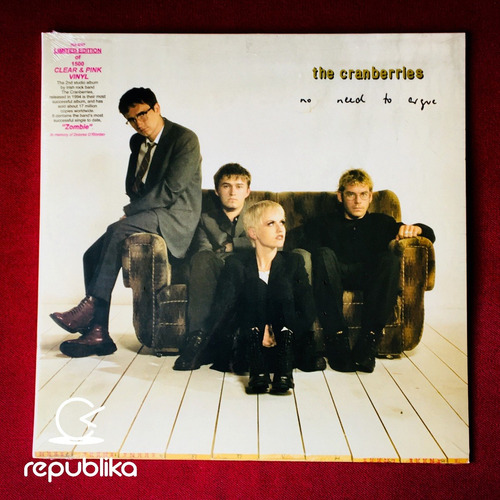 The Cranberries - No Need To Argue - Lp Nuevo Vinilo Rosado