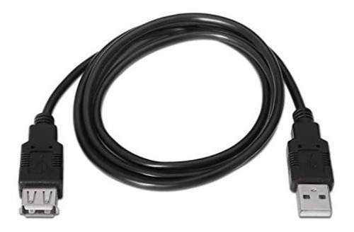 Puntotecno - Cable Extension Usb 1,5 Mts Color Negro