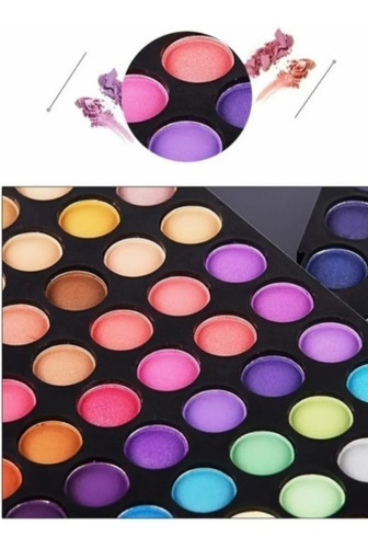Imagen 3 de 8 de Juego De Paleta De Sombras De Ojos De 120 Colores