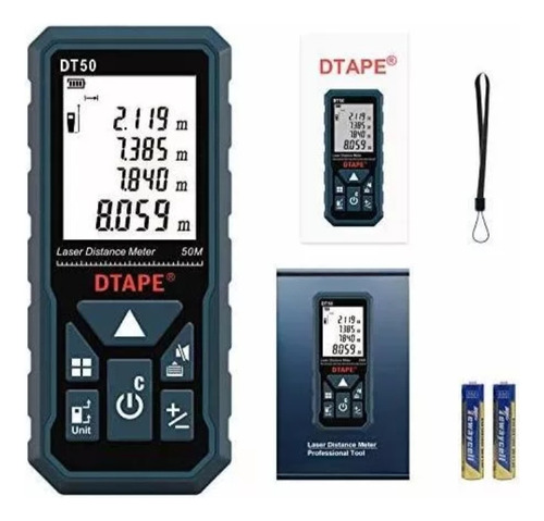 Laser Measure, Dtape 165 Feet Dt50