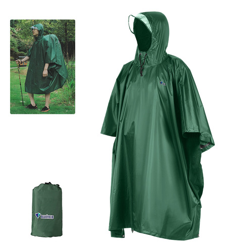 Chaqueta Ligera Poncho Rain Para Exteriores, Capucha, Capuch