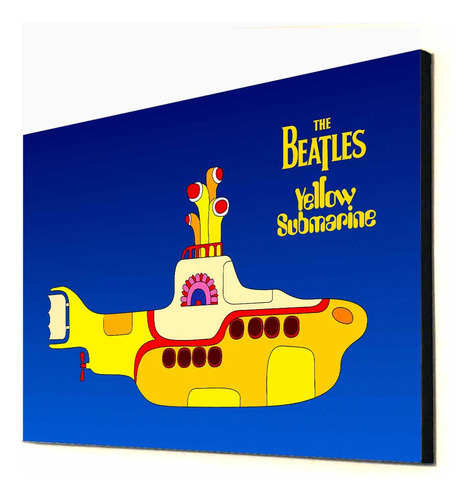 The Beatles Yellow Submarine Lamina Sobre Bastidor