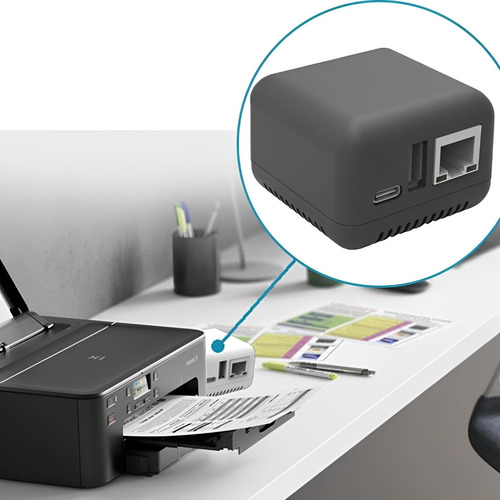 Adaptador Print Server Wifi Usb P/ Impressora Rede Ethernet