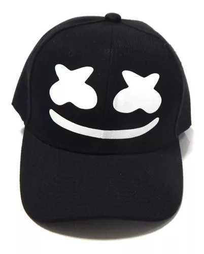 Dj Marshmello Gorra Estampado Negro Ajustable Envio Gratis