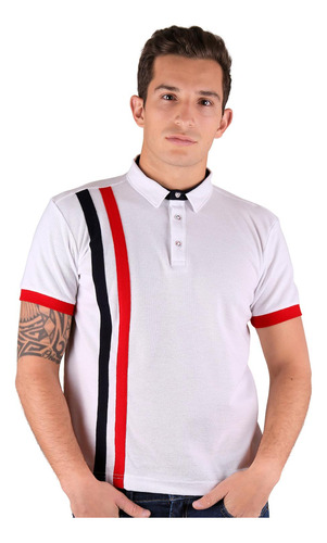 Playera Polo Moda Hombre Manga Corta Stfashion 71609001