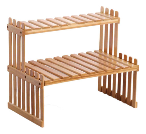 Tablero De La Mesa Soporte De Bote De Jarrón 2 Capas 37cm