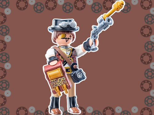 Playmobil Serie 11 Nene Steampunk Viajero Del Tiempo Envios