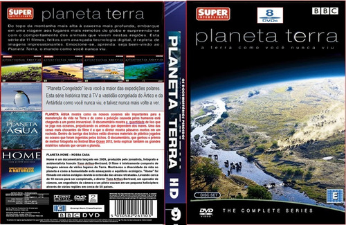 Imagem 1 de 7 de Dvd Documentário Redescobrindo O Planeta Terra - (8dvds)