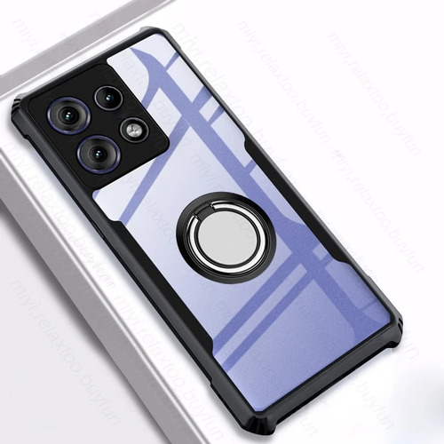 Capa Para Moto G75 5g Suave Quadro Limpar Anel
