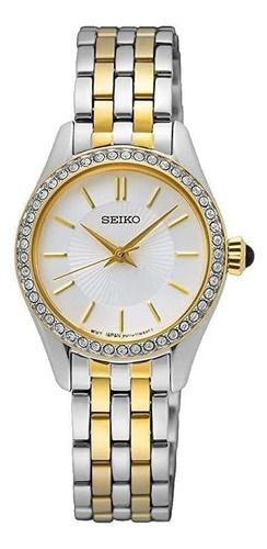 Reloj De Pulsera Seiko Essentials Para Mujer Sur540 Cristal 