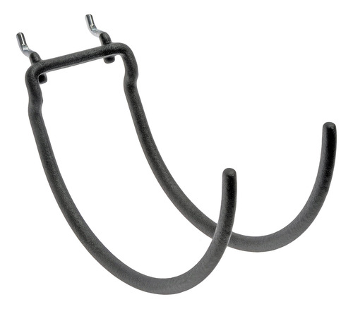 Gancho Curvado Recubierto Dorman Para 1/4puLG Pegboard, Negr