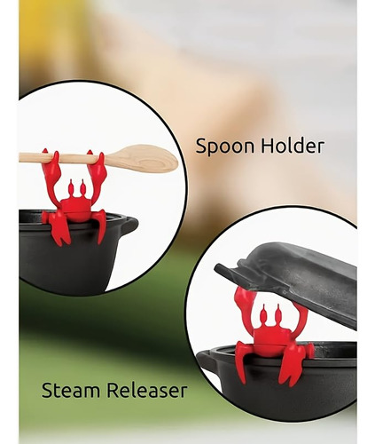 Crab Spoon Holder Soporte Para Utensilios De Cocina