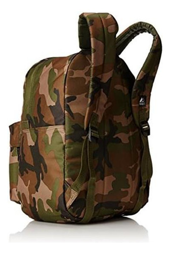 Mochila Clásica Woodland Con Diseño De Camo-verde Y Marron