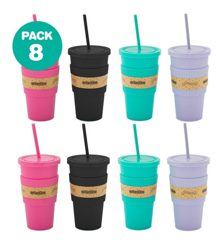 Imagen 3 de 6 de 8 Vaso Jarro Taza Sorbete Faja Silicona Frio Calor Artentino