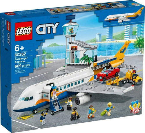 Lego City 60262 De Passenger Airplane Nvo Envio Gratis