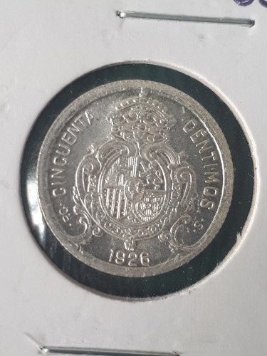 España 1926 50 Cent. Plata