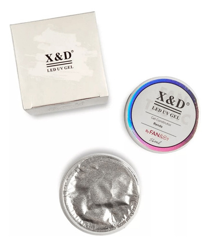 Kit 6 Gel Construtor Xed Led Uv Renda 56g Alongamento Unhas
