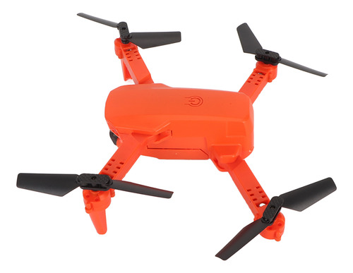 Mini Dron Cuadricóptero Naranja 4k Con Doble Cámara Hd, Ante