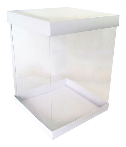 Caja Decorativa De Acetato Grande 27x30 Cm