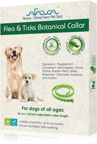 Arava Flea  Tick Prevention Collar  For Dogs  Puppies  ...