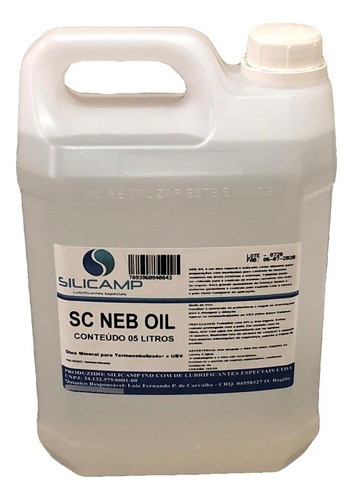 Sc Neb Oil Oleo Para Diluir Termo Nebulização De Insetos 5l