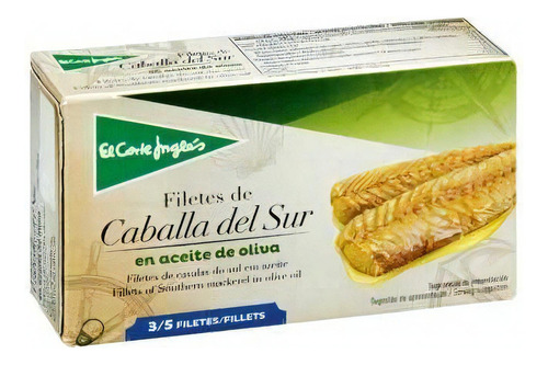 Filetes De Caballa El Corte Inglés En Aceite De Oliva 120 Gr