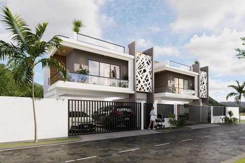 Casa En Venta En Brisa Oriental De Dos Niveles Con Patio Nueva Cerca De La Avenida Ecológica